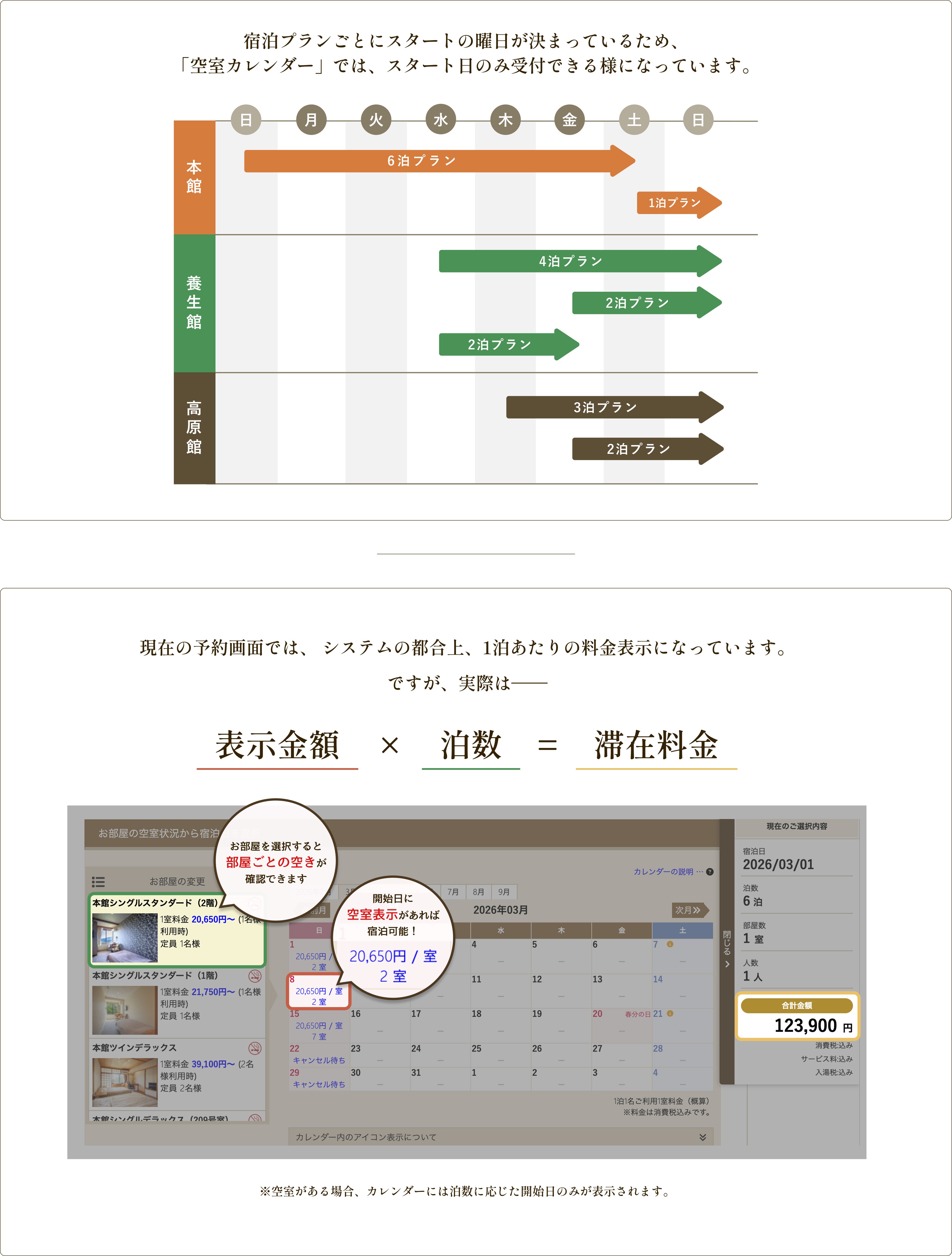カレンダーのご案内