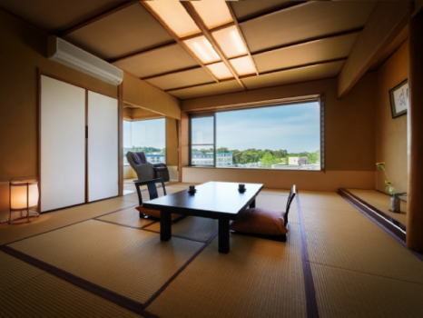 "SEKIREI" Partial Ocean View 15-Tatami Japanese Style Room with Massage Chair [Non-smoking]