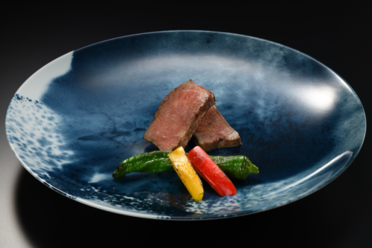 仙台黒毛和牛のオランダ焼き（盛り付けイメージ）