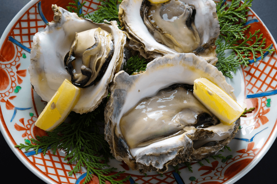 ■丹後産岩がき■海のミルク　飯尾醸造　富士酢プレミアムのジュレ添え