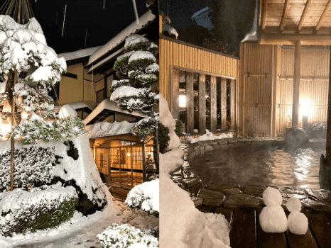 *【雪景色】静寂の雪が包む、贅沢なひととき。