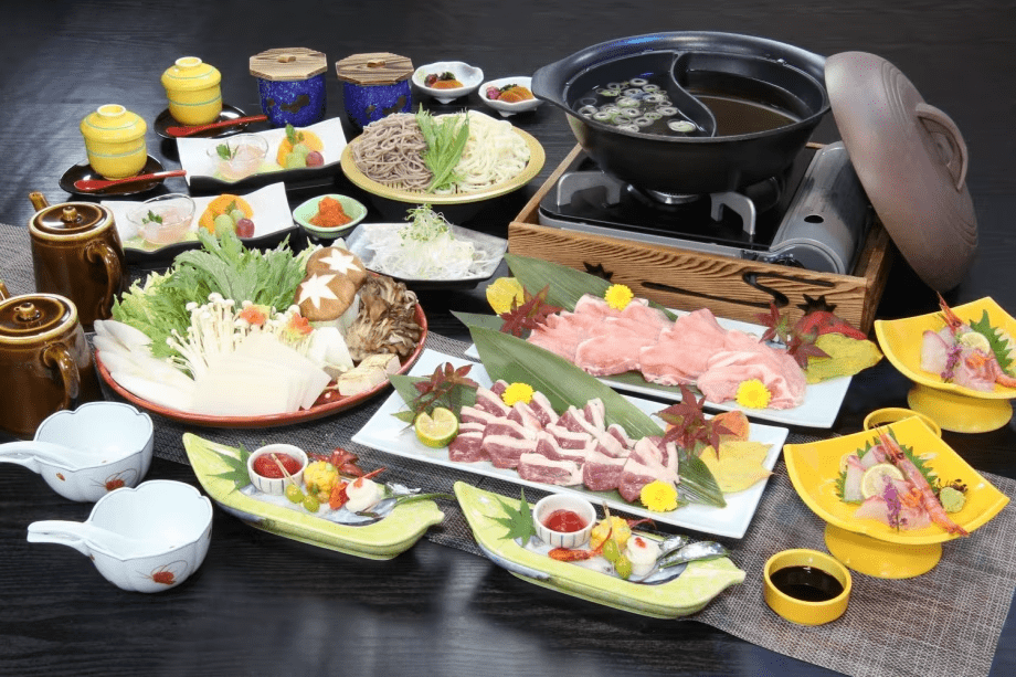 但馬鴨＆八鹿豚しゃぶ