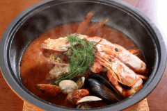 金目鯛の鉄鍋焼き