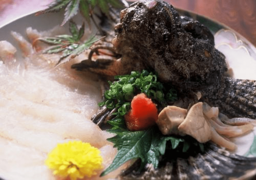 おこぜの薄造り