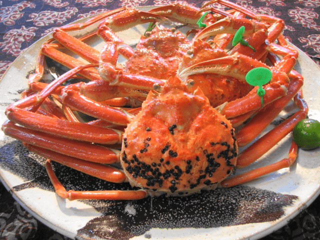 【日帰り昼食】100％活ブランドがに★定番コースプラン