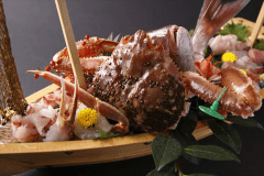 《セコがに＋舟盛》活間人がに【てり吉一押し】定番プラン