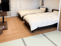 都結び201号室　寝室