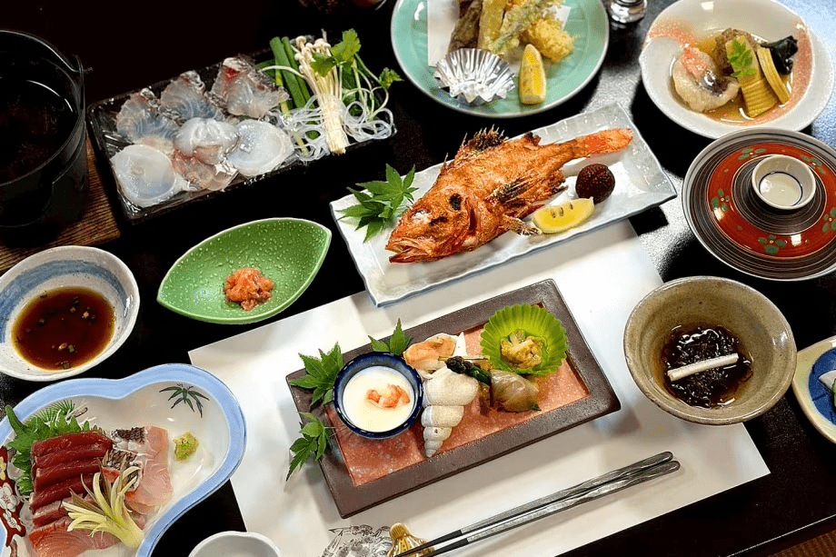 竹膳の夕食一例です。