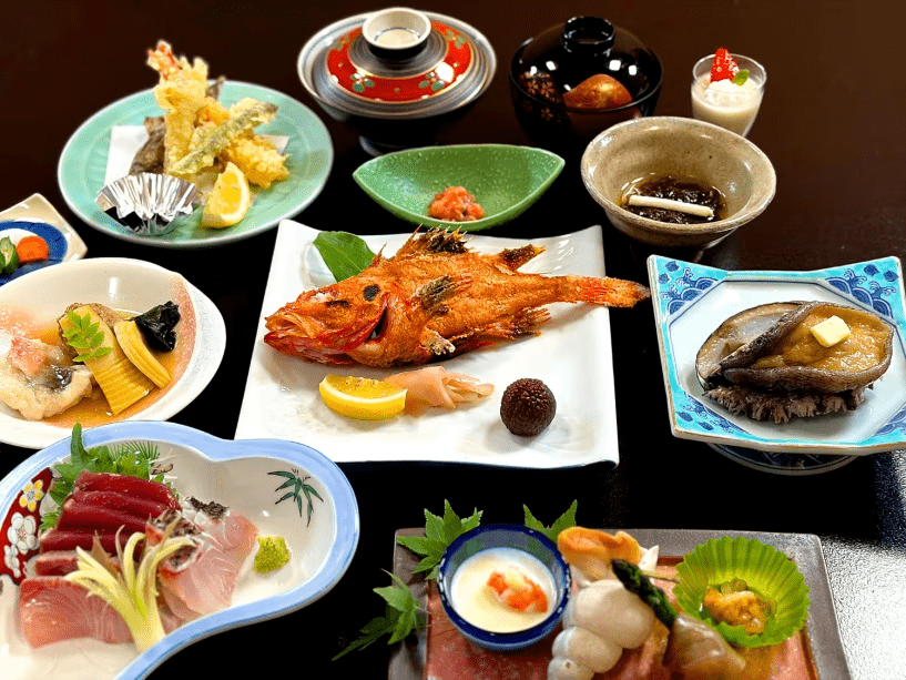 松膳の夕食一例です。