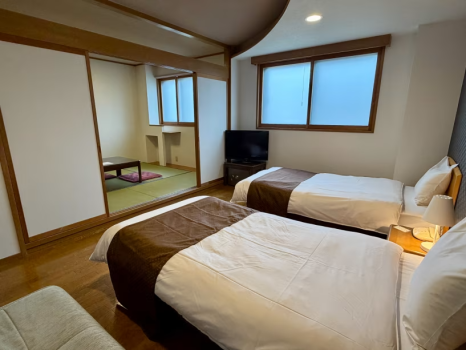 白馬三山を一望【和洋室シャワールーム＆洗面・トイレ付き】マウンテンビュー!!　【禁煙ルーム】