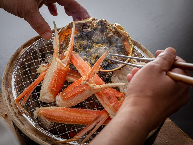 【カニ好きへのご褒美】最高級ブランド松葉ガニを味わう『五輝星コース』 【カニ好きへのご褒美】最高級ブランド松葉ガニを味わう『五輝星コース』