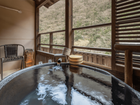 【日帰り】源泉かけ流し露天風呂付和室