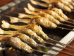 川魚は炭火で炙ってお出しします