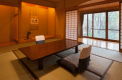 温泉内湯・中庭付 和洋室「桃花」／1F(90平米)