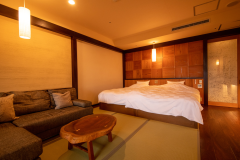 Japanese Style Room with Bed and Terrace (36 sq.m)