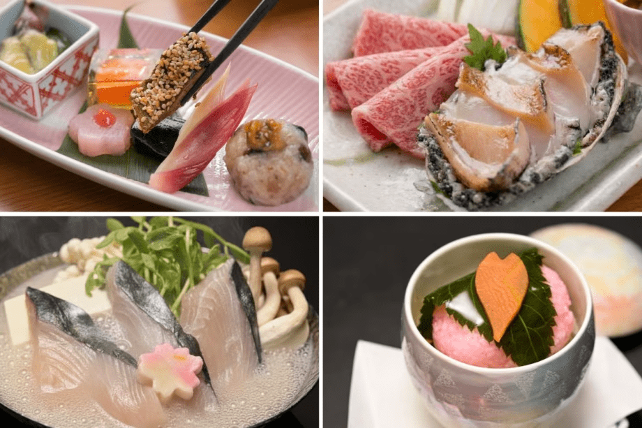 春のグルメ会席