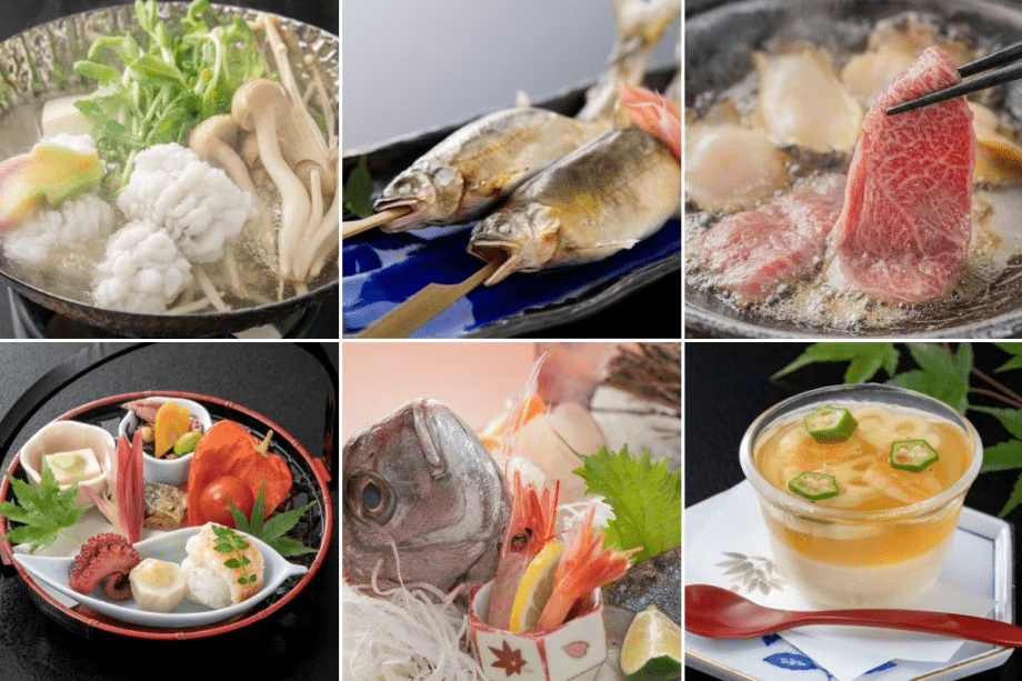 夏の宝石箱会席（松コース）です。