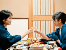 ゆっくりとお部屋食をお楽しみください。