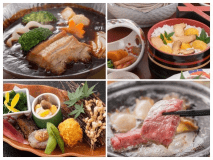 【日帰り温泉★ご褒美プラン】≪当館人気NO1★季節のグルメ会席≫岡山和牛の陶板焼きなど7590円！