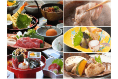 【日帰り★のんびり温泉プラン】地元＆や季節の食材を堪能♪季節の味覚会席6490円！