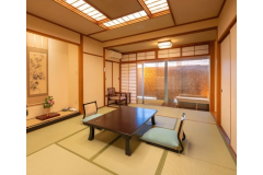 【和室10畳・露天風呂付き客室】お部屋でゆっくり温泉♪／禁煙