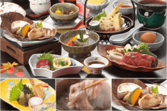 秋の味覚会席（梅コース）