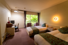 洋室ツインルーム（一例）　計５室 ５室それぞれ間取りが異なります