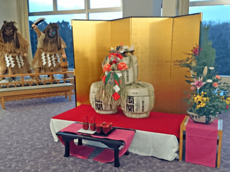 お正月のお神酒サービス