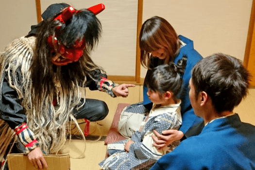 お子様びっくり！子育てナマハゲ体験