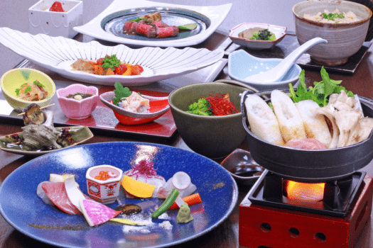 きりたんぽ鍋付き・季節の和食コース