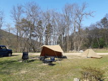 広いオートキャンプサイト