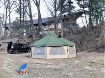 広いオートキャンプサイト(河川）　ペットOK