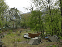 オートキャンプサイト（河川敷・日当たり良好）