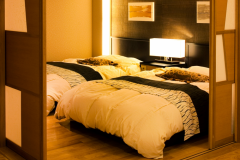 特別室　森のスイート【藍】
ベットルームでごゆっくりお休みいただけます