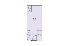 あじさい館　和室バストイレなし 平面図