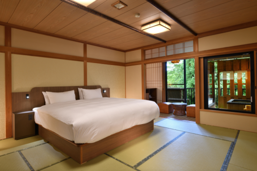 [Soranooto]Japanese Style Double Room with Private Open-Air Bath