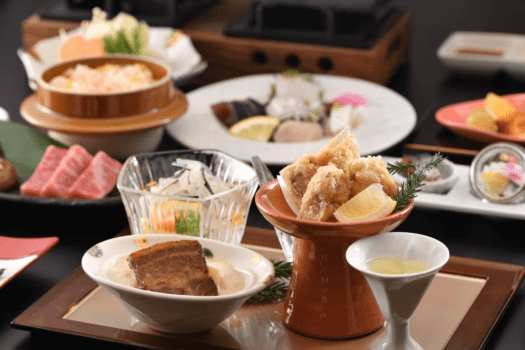 【冬季限定】ゑびすふぐと奈義和牛会席イメージ