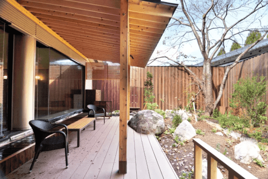 ■温泉大浴場　朝景露天風呂テラス■