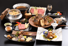 たけのこと奈義和牛会席