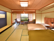 Japanese-style twin room with indoor bath