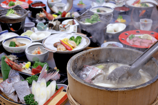 男鹿名物「石焼料理」付和食膳　2人前イメージ