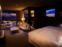 【プレミアムハーバースイート ハリウッドツイン】新館。50平米。全室禁煙（テラスにて喫煙可）