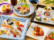 【鮨 天空-牡丹-】長崎和肉も自信の逸品。ミネラル豊富な牧草で育った壱岐牛など独創的な逸品が並びます