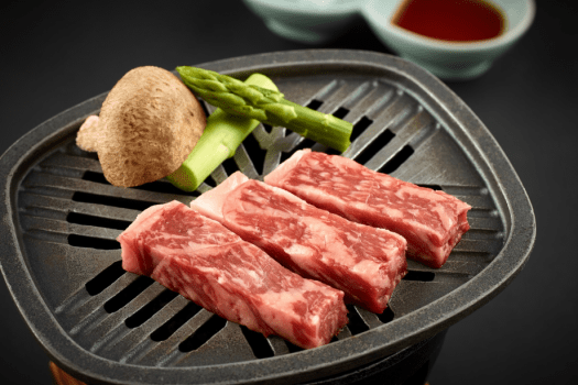 道産和牛ロースの網焼き