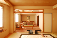 【本館 / 禁菸房】和洋室(和室 12.4 ㎡+兩張單人床) 【本館 / 禁菸房】和洋室(和室 12.4 ㎡+兩張單人床)