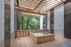 広がる樫＆檜（ひのき）露天風呂付デラックス70㎡和洋室C