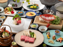 当館売筋1位【ブランド佐賀牛付料理長おすすめ上級会席】お献立評価1.佐賀牛2.氷の器のお造り3.スープ鍋※秋のお献立のイメージ 当館売筋1位【ブランド佐賀牛付料理長おすすめ上級会席】お献立評価1.佐賀牛2.氷の器のお造り3.スープ鍋※秋のお献立のイメージ