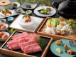 【上すき焼き～ブランド佐賀牛1人150ｇ～】料理長特製“割り下”で季節のお料理を半個室のお食事処にて※写真のお肉は２名様分です