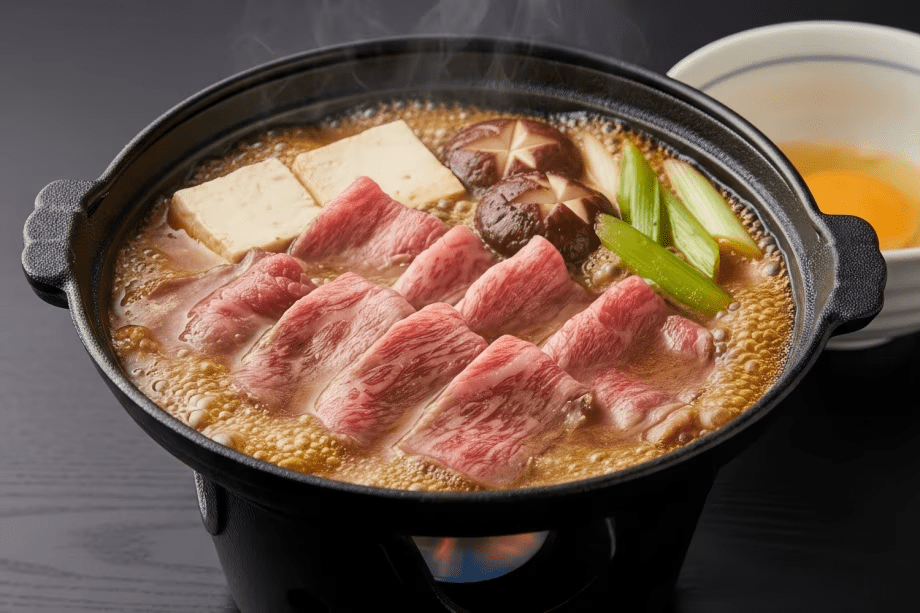 夕食｜前沢牛すき焼き　※イメージ