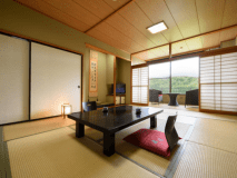 【山王亭／白山亭】和室10～12畳◆自然美一望｜トイレ・禁煙